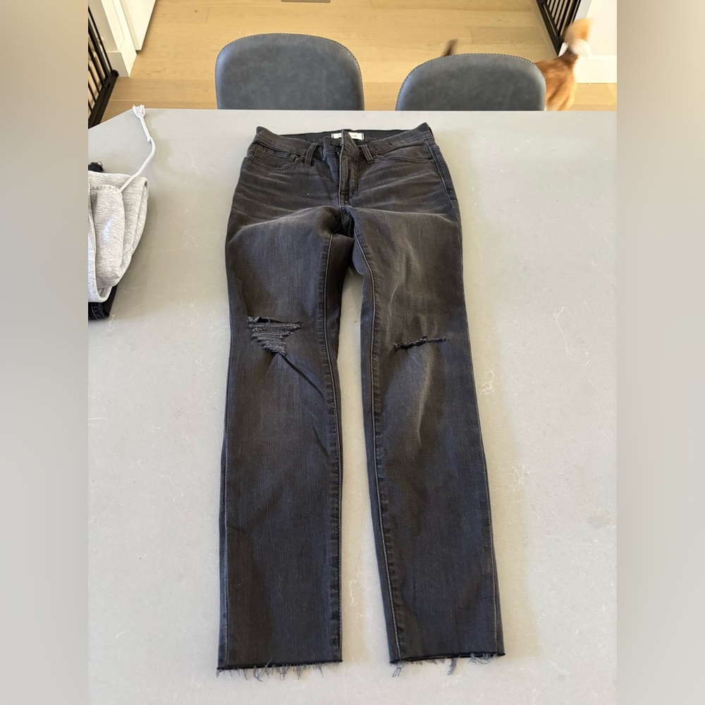 Madewell Charcoal Skinny Jeans